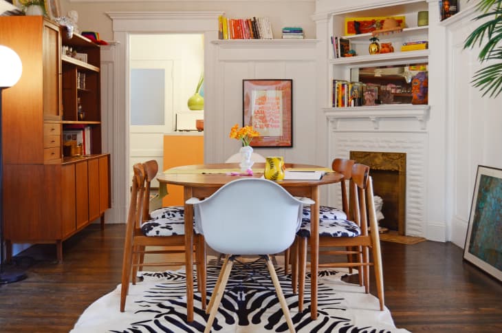 Small dining table 2025 with hidden chairs